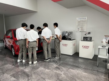 鹿町工業高校企業見学会2